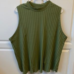NWT Ribbed Tank Top 2X